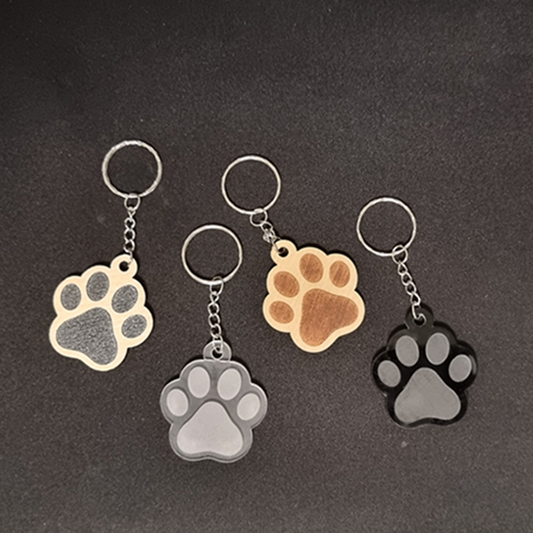 Pet Paw Keychain