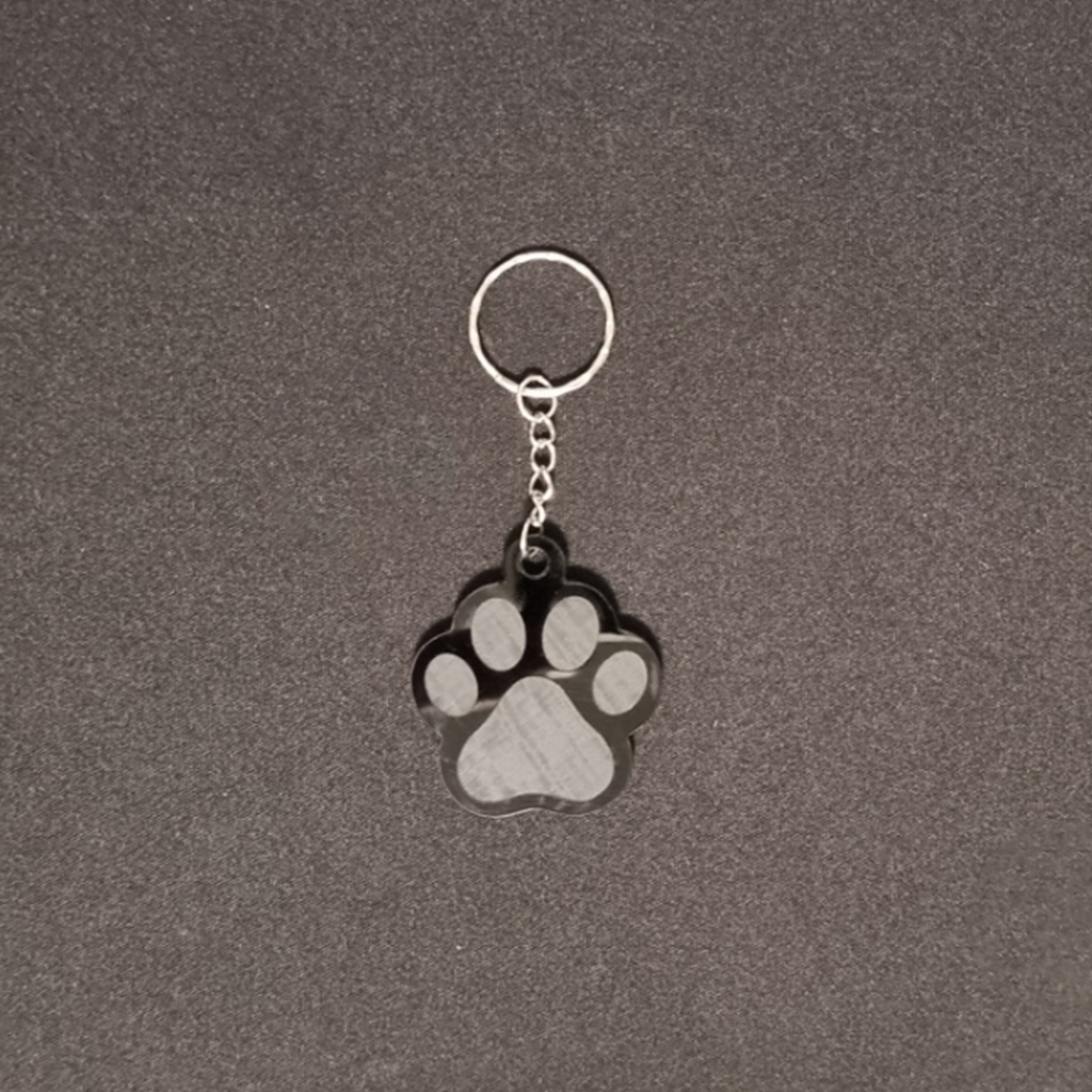 Pet Paw Keychain