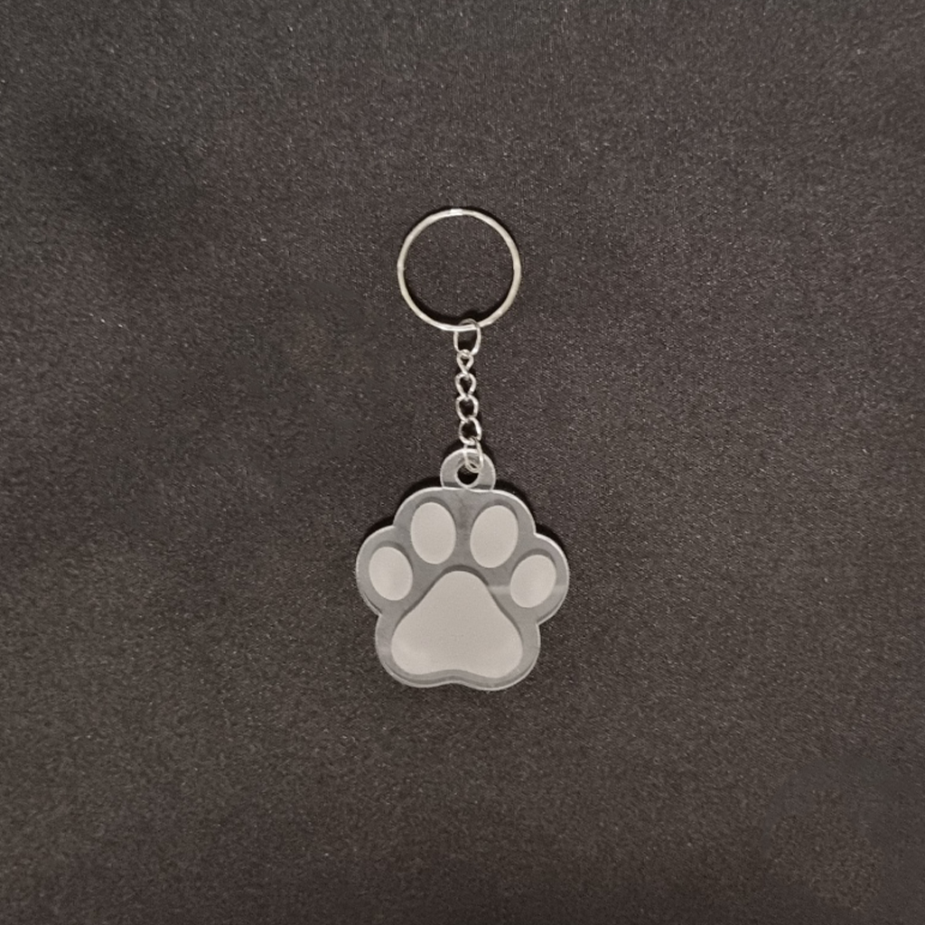 Pet Paw Keychain